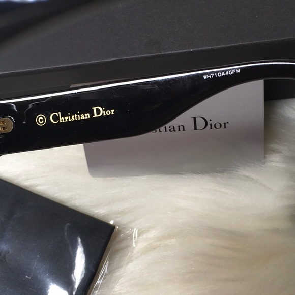 Dior NWT 54mm black sunglasses - Picture 8 of 10
